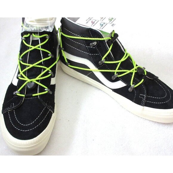 Vans Men's Sk8-Hi Echo Dx Hairy Suede Black Raven Skate shoes Size 9.5 NIB - Picture 3 of 6